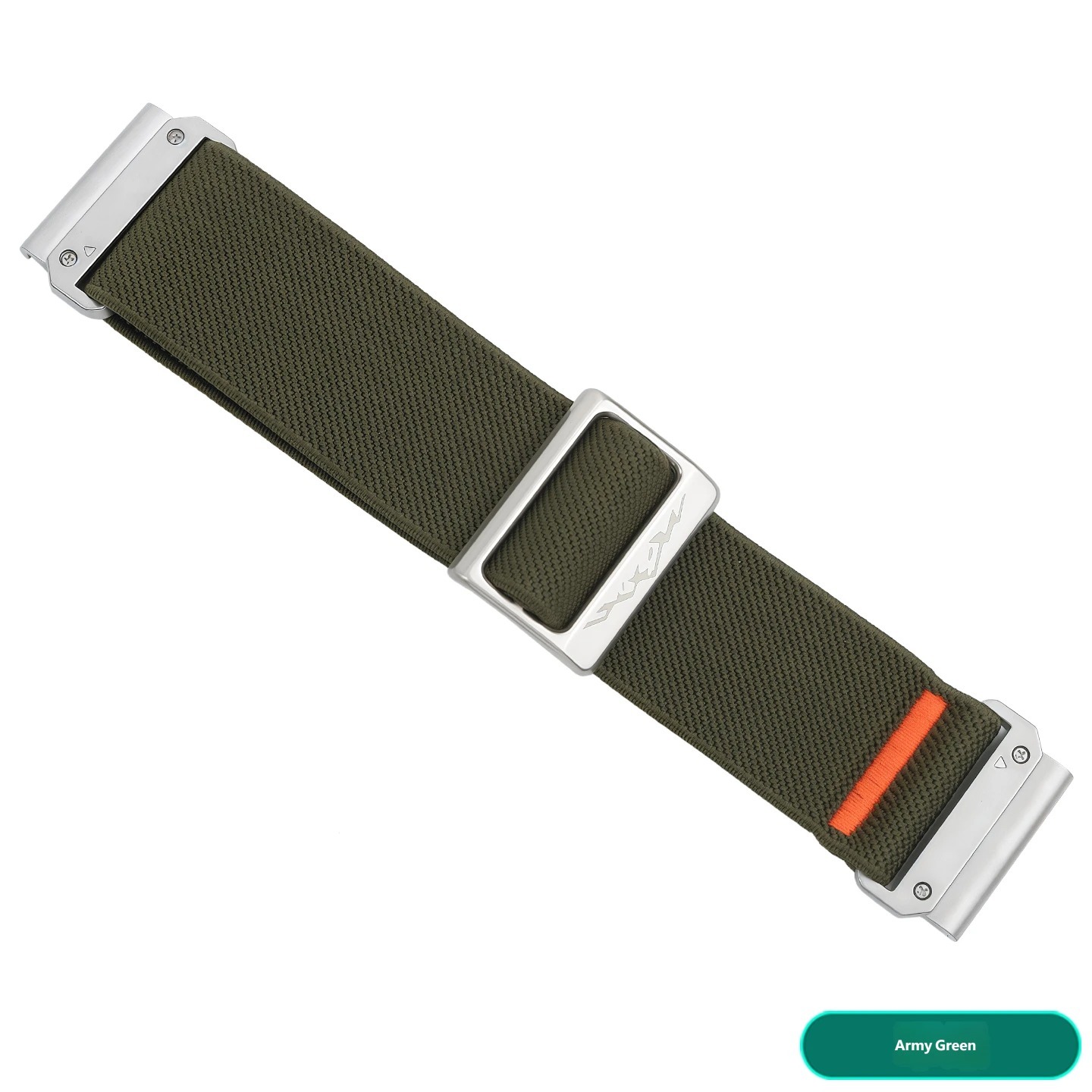 Compatible with Garmin Fenix 9 Pro, Fenix 8, 7X, 6X and 5X elastic nylon canvas watch straps