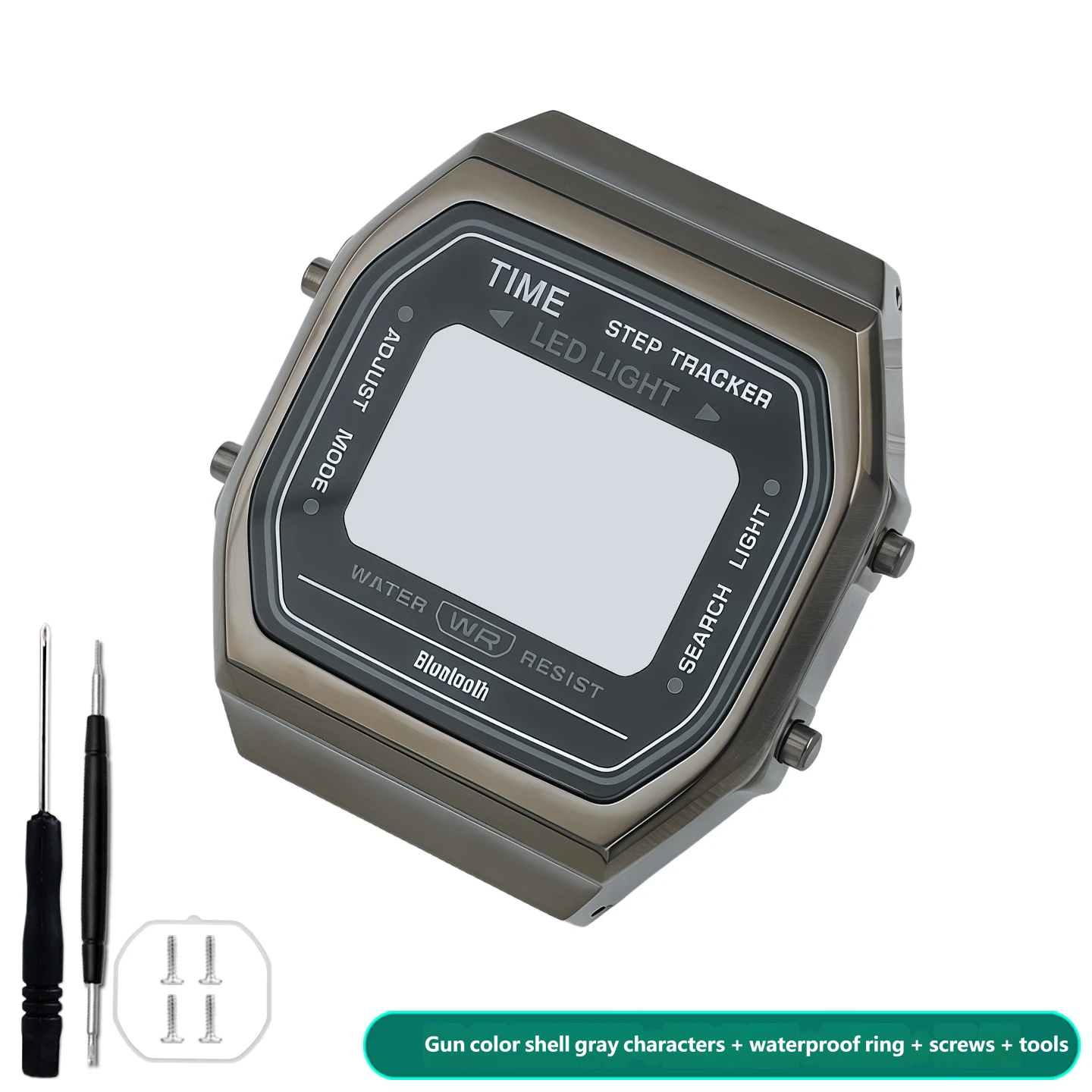 Compatible with the Casio ABL-100 modified stainless steel case