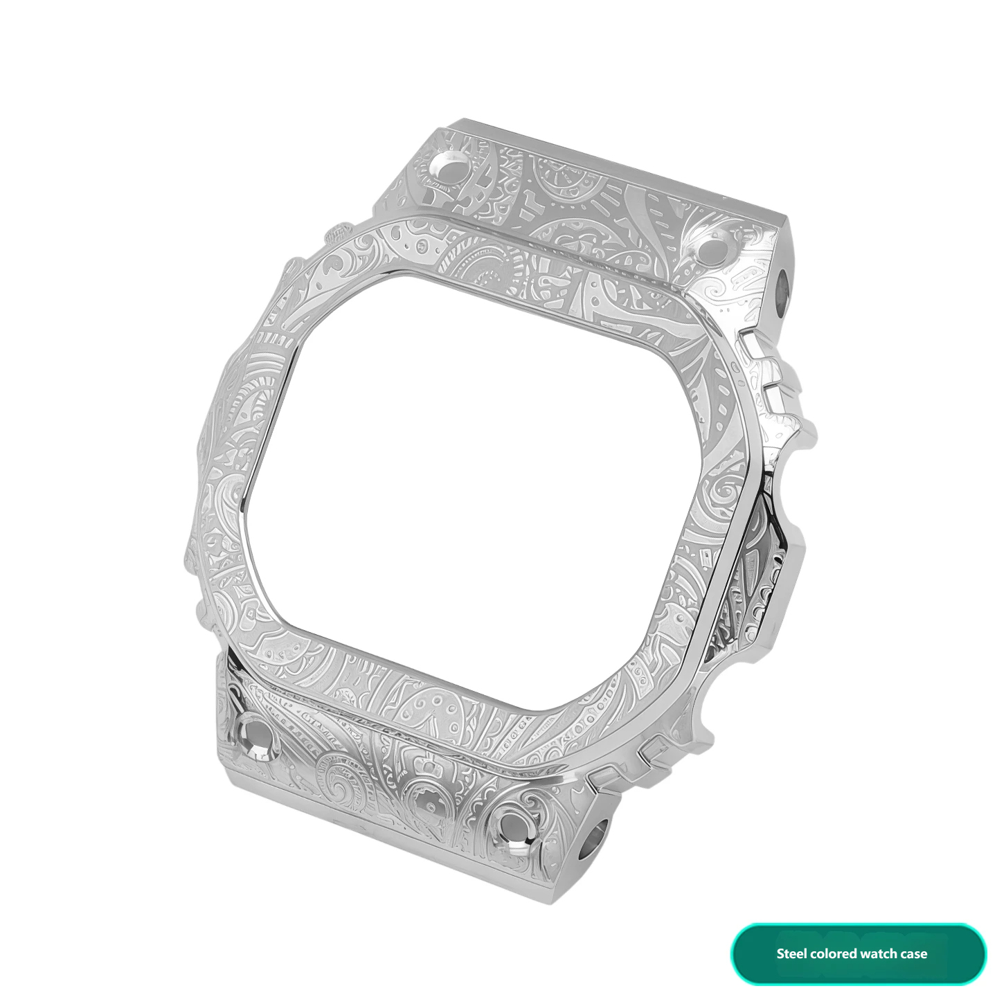 Compatibility Casio GM-5600 Stainless Steel Watch Strap and Case Set