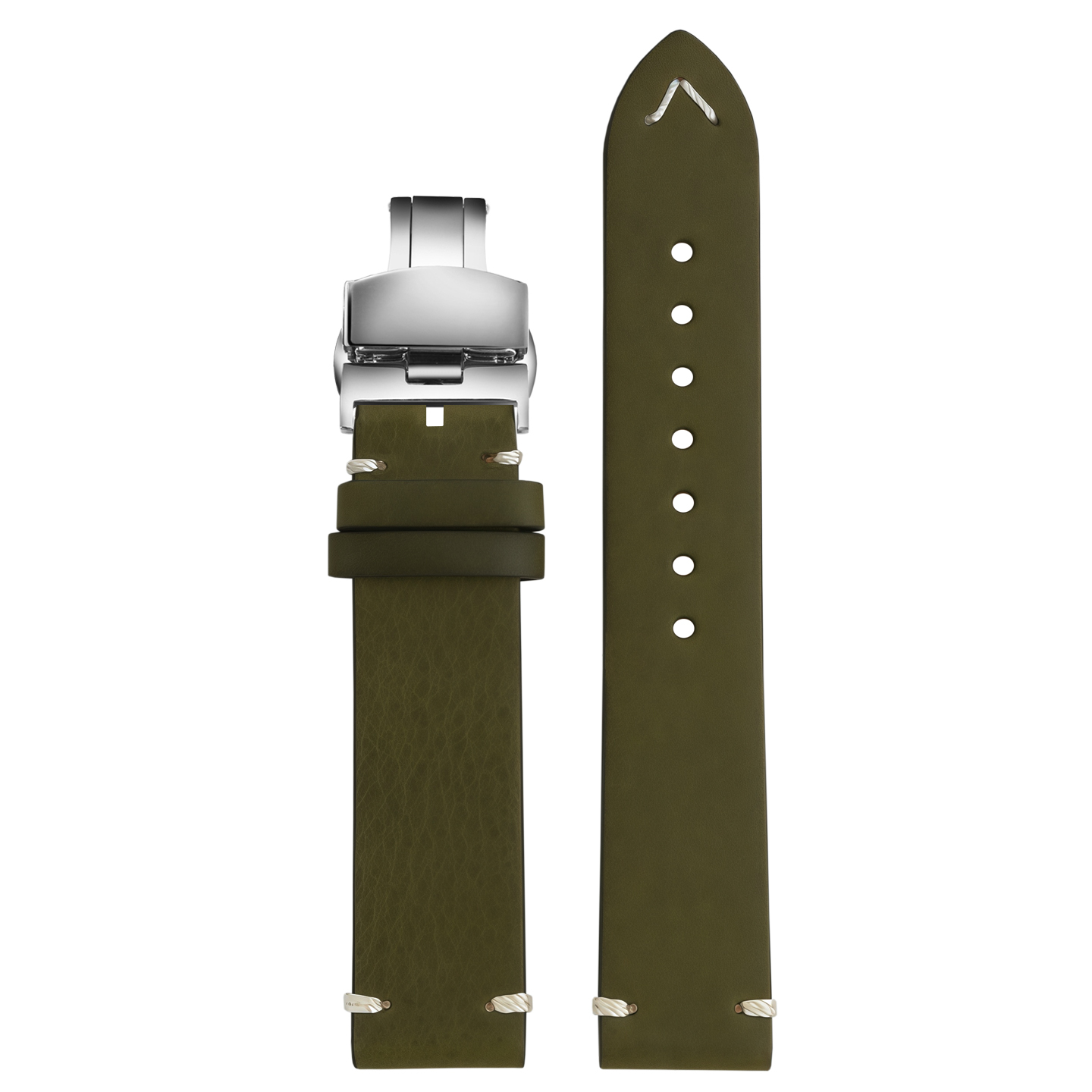 Compatible with Casio Forester FT-500WC AW-80V W89H vintage genuine leather strap, 19mm