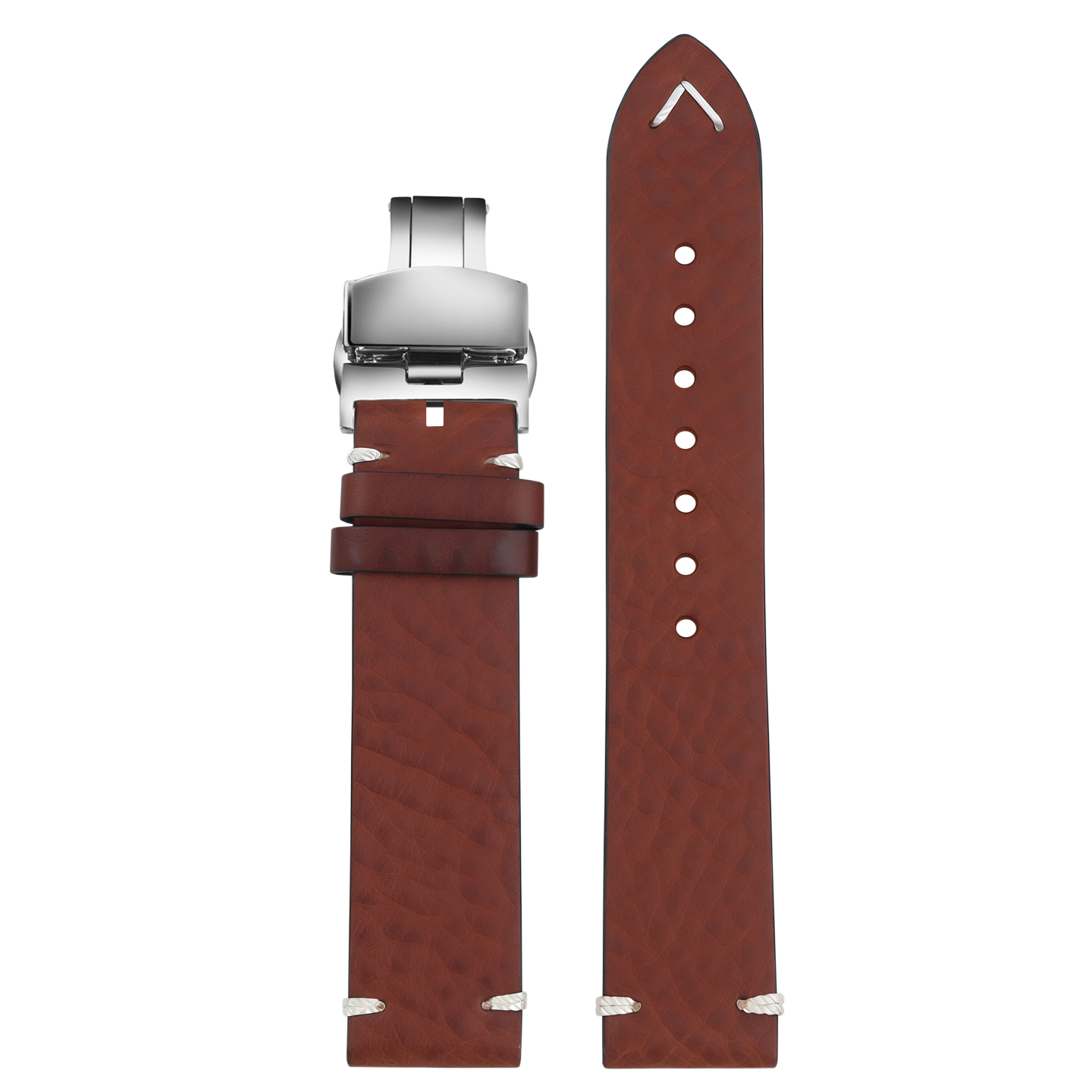 Compatible with Casio Forester FT-500WC AW-80V W89H vintage genuine leather strap, 19mm