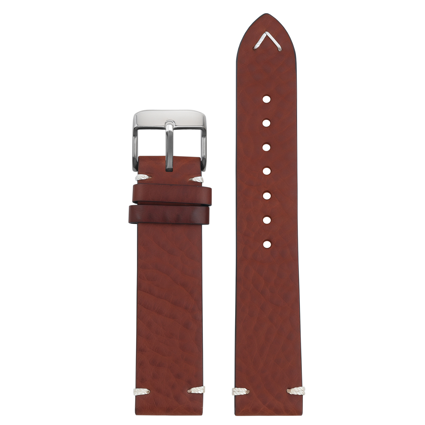 Compatible with Casio Forester FT-500WC AW-80V W89H vintage genuine leather strap, 19mm
