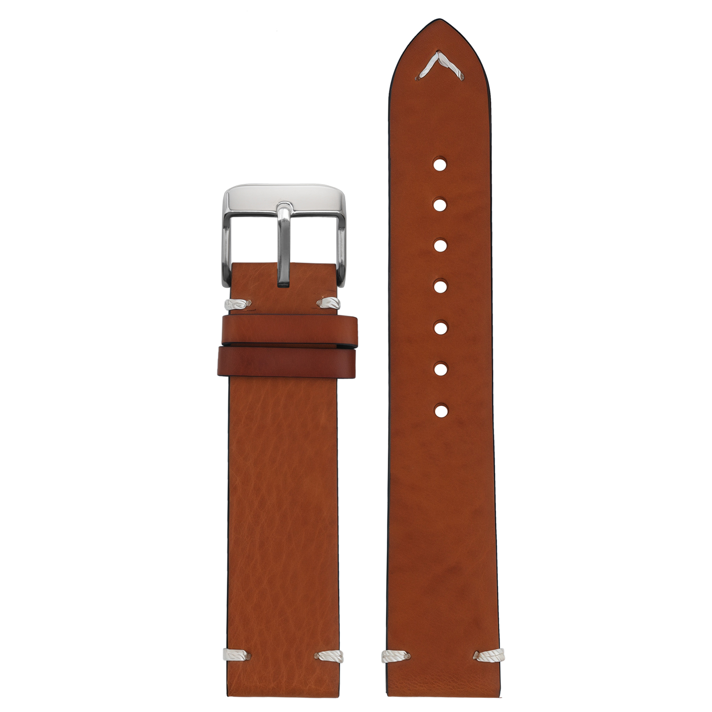 Compatible with Casio Forester FT-500WC AW-80V W89H vintage genuine leather strap, 19mm