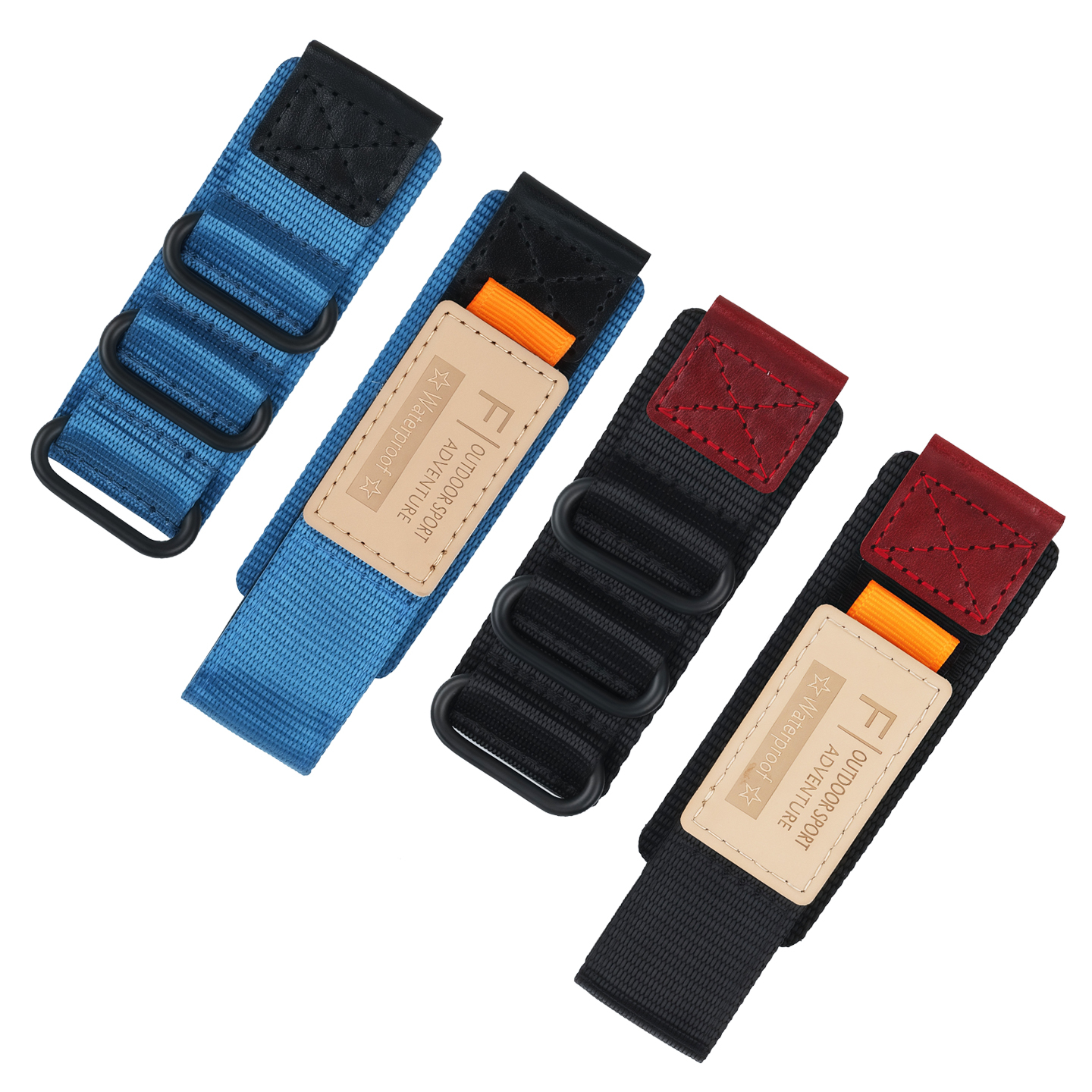 Compatible with Casio GA-900/GA-900TS sports watches – 24mm Velcro nylon strap