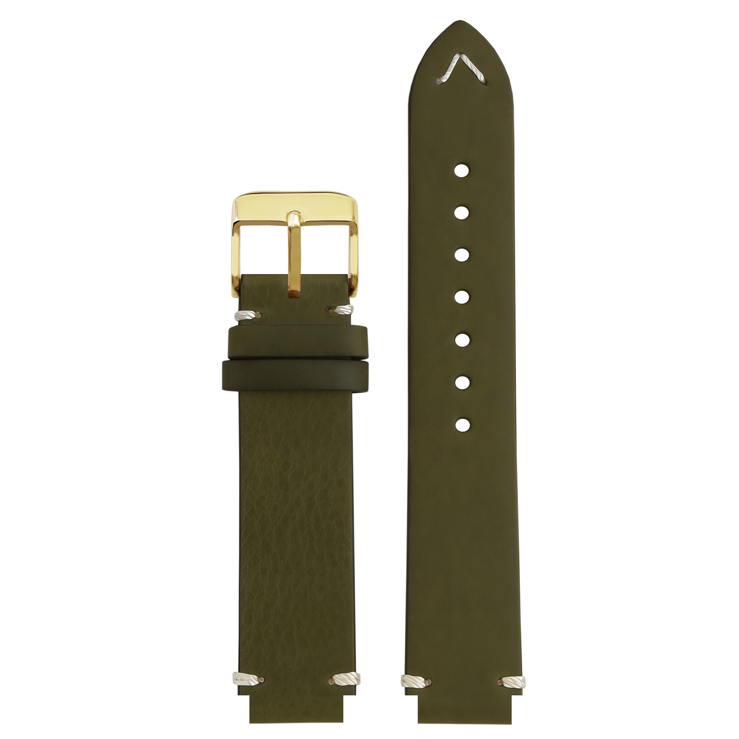 Retro genuine leather watch strap, 18mm, compatible with Casio A159/A158/A168/AE-1200 models