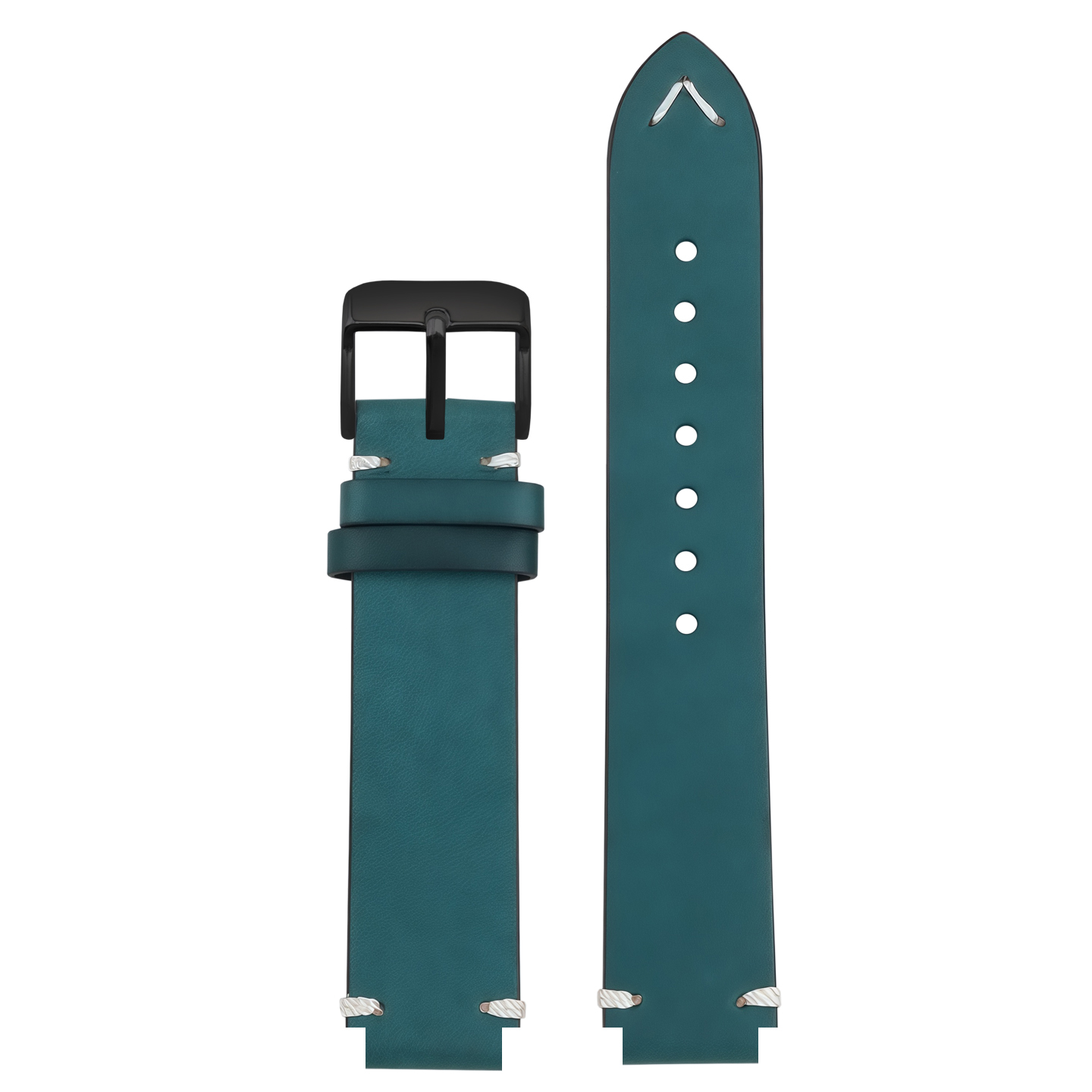 Retro genuine leather watch strap, 18mm, compatible with Casio A159/A158/A168/AE-1200 models