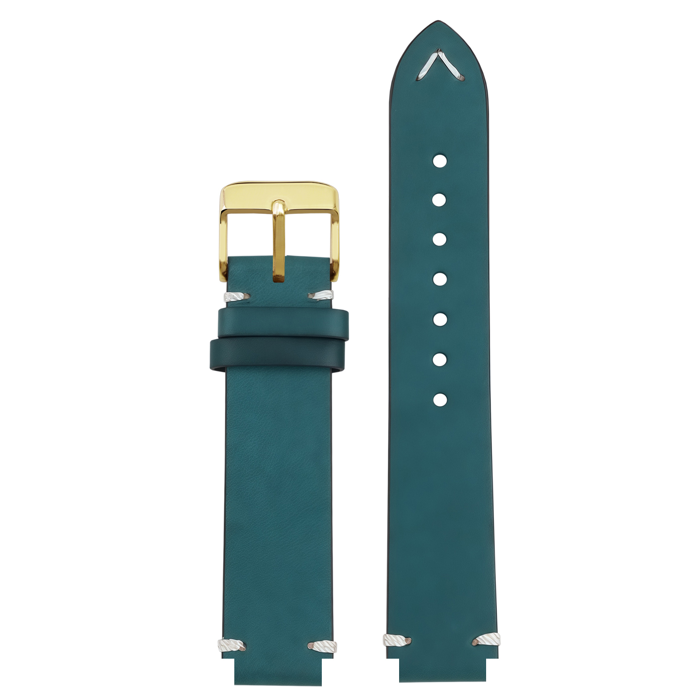 Retro genuine leather watch strap, 18mm, compatible with Casio A159/A158/A168/AE-1200 models