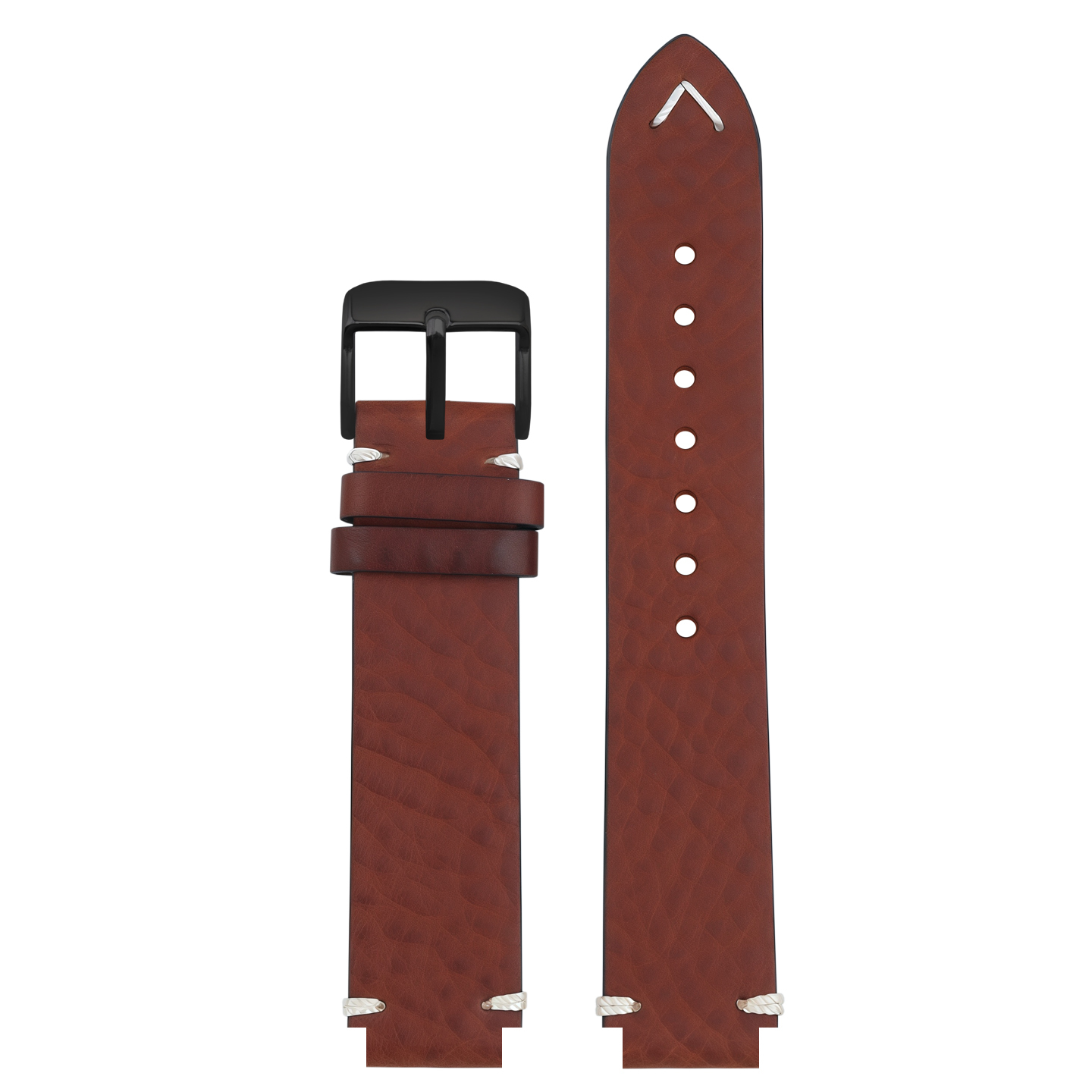 Retro genuine leather watch strap, 18mm, compatible with Casio A159/A158/A168/AE-1200 models