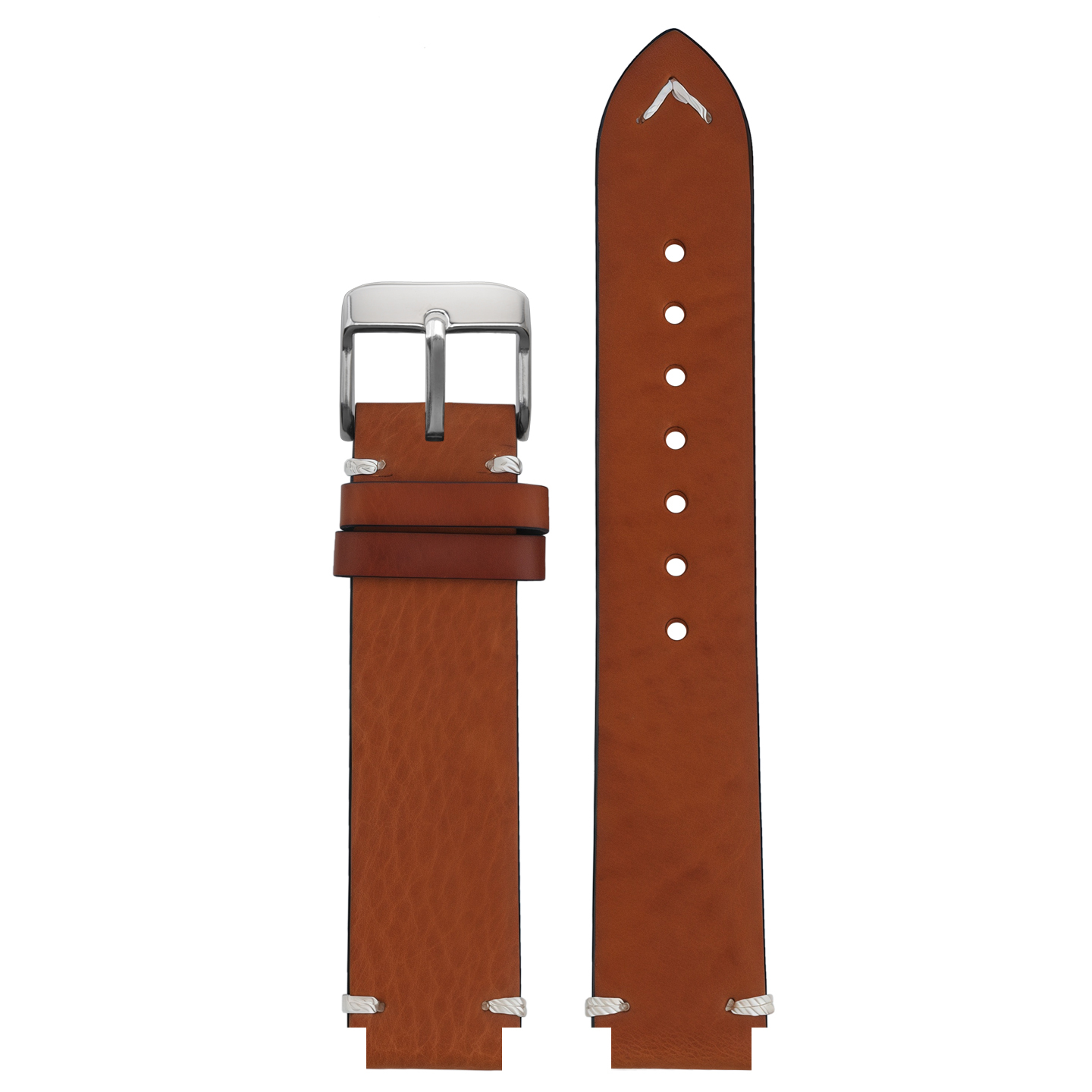Retro genuine leather watch strap, 18mm, compatible with Casio A159/A158/A168/AE-1200 models