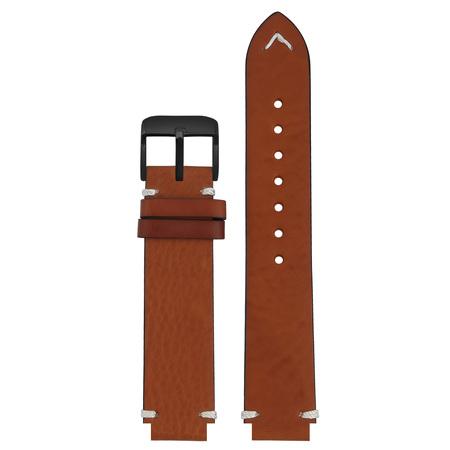 Retro genuine leather watch strap, 18mm, compatible with Casio A159/A158/A168/AE-1200 models