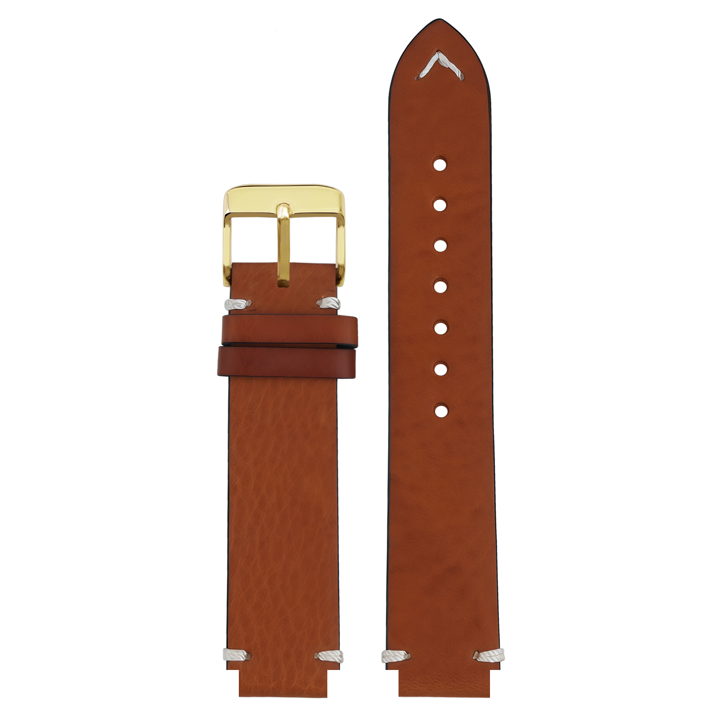 Retro genuine leather watch strap, 18mm, compatible with Casio A159/A158/A168/AE-1200 models