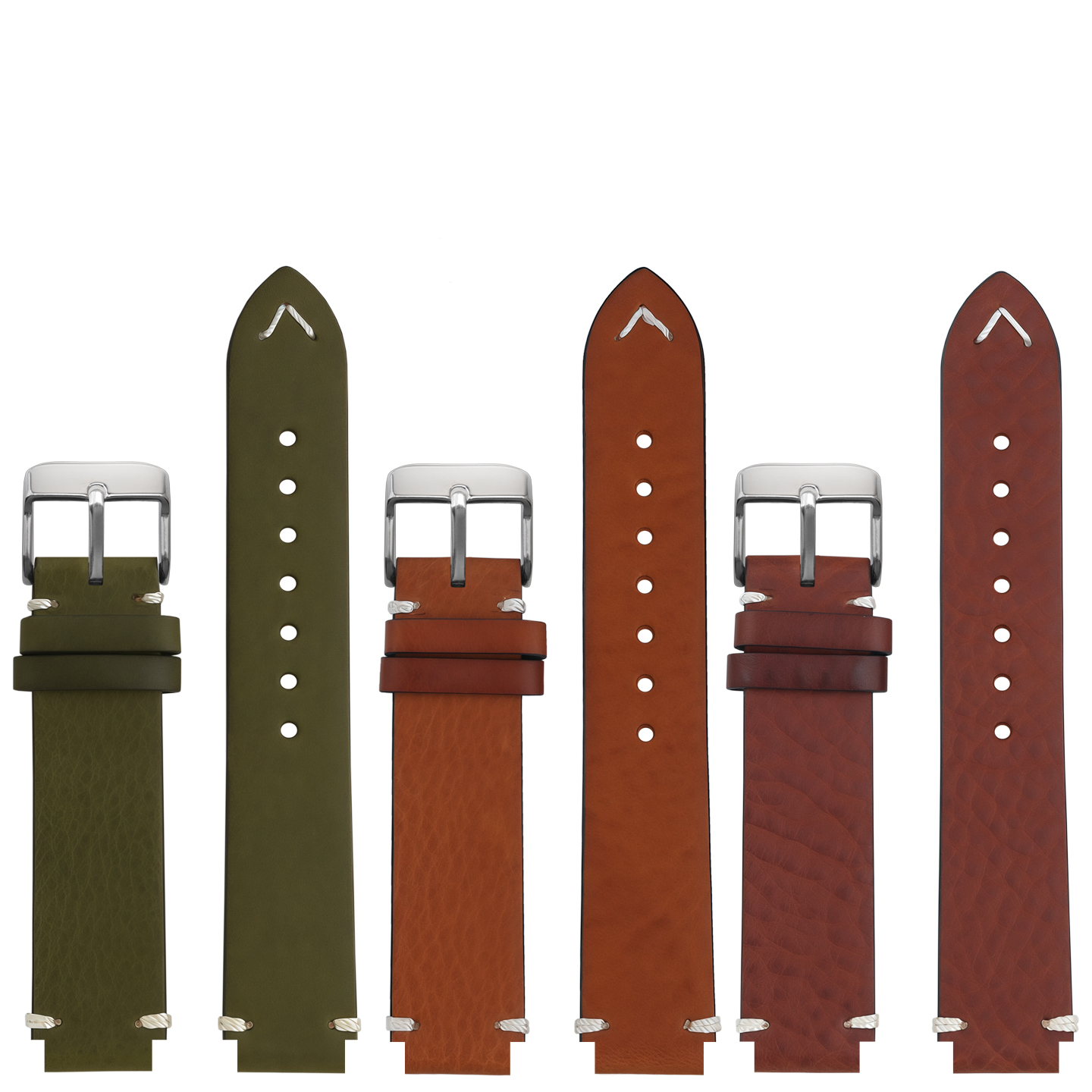 Retro genuine leather watch strap, 18mm, compatible with Casio A159/A158/A168/AE-1200 models