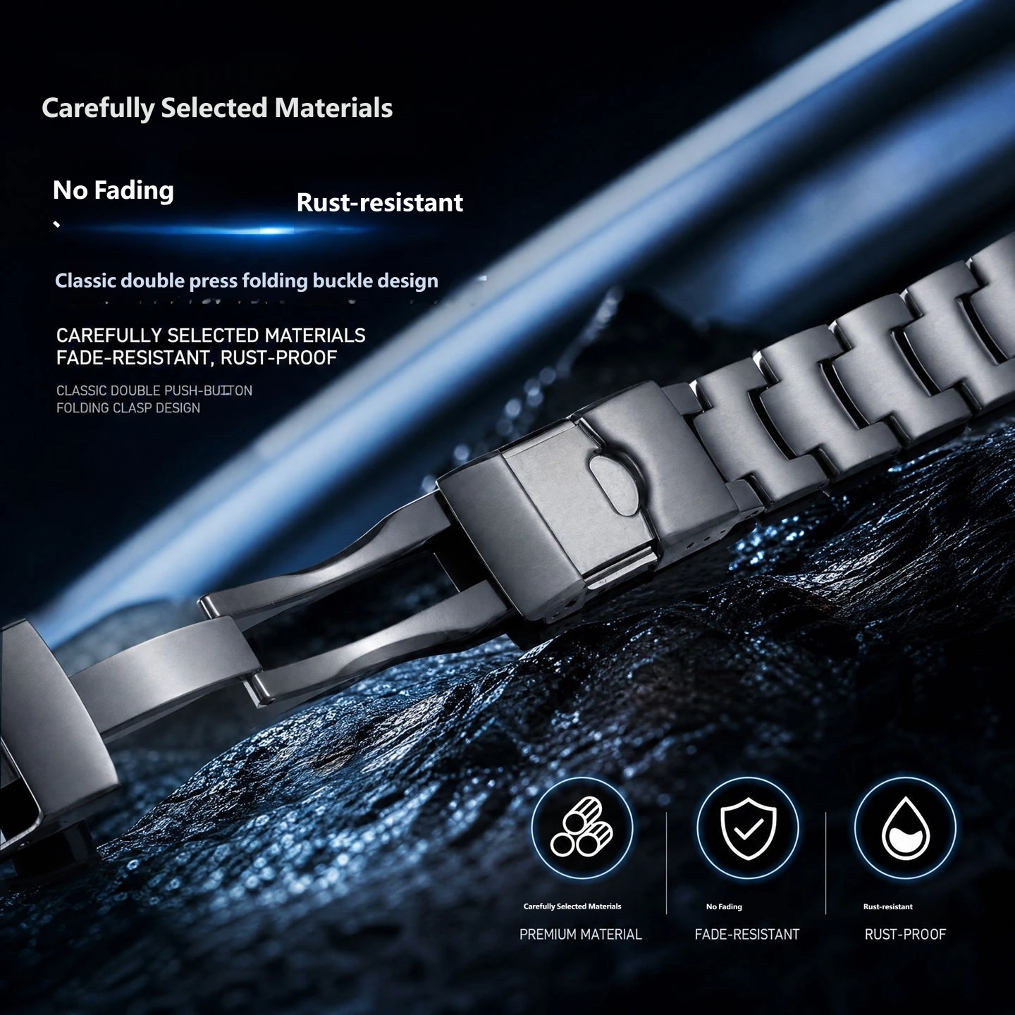 Compatible with Casio PRW-6600/PRG-600/GA-900 titanium watch straps