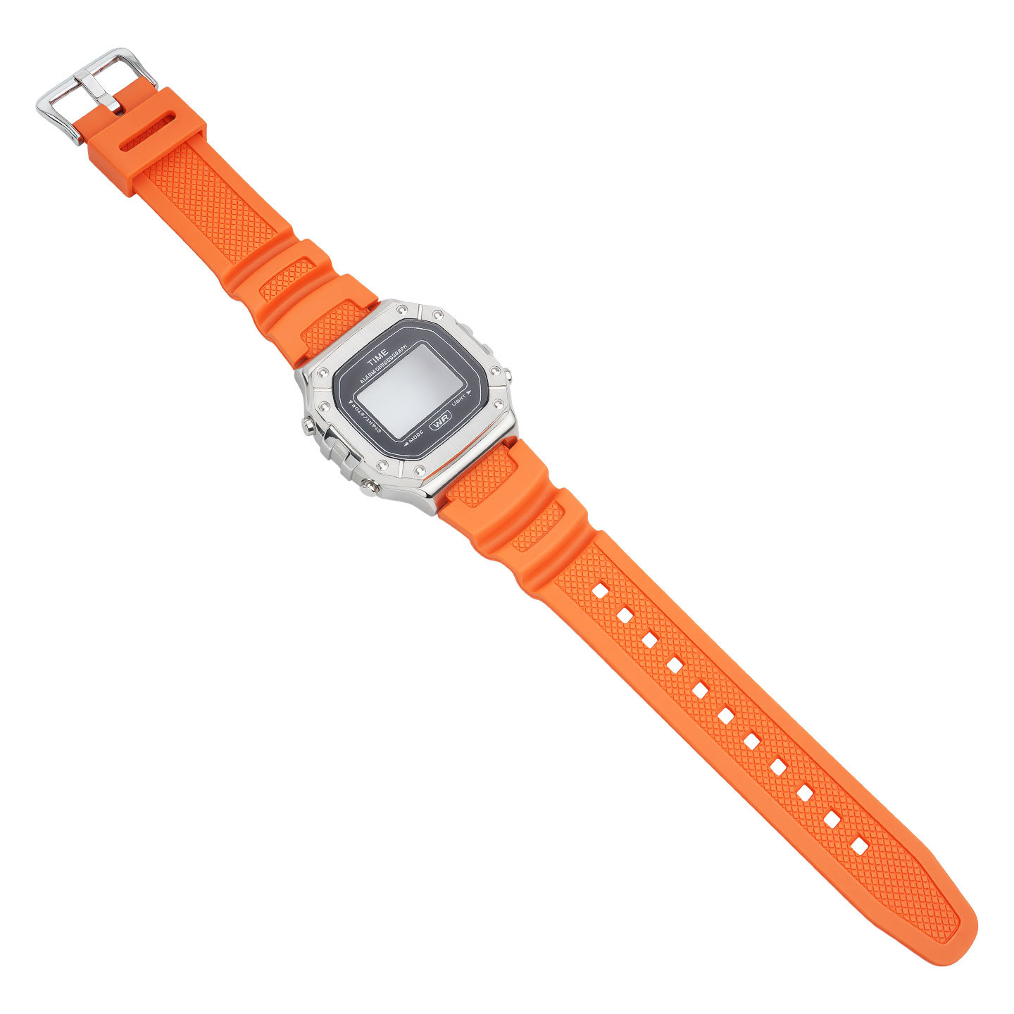 Compatible with the Casio W-218H: Stainless steel case and resin strap conversion set