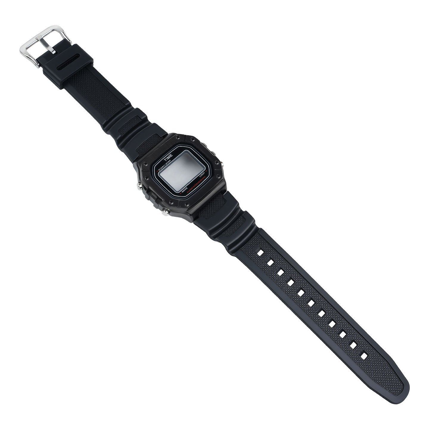 Compatible with the Casio W-218H: Stainless steel case and resin strap conversion set