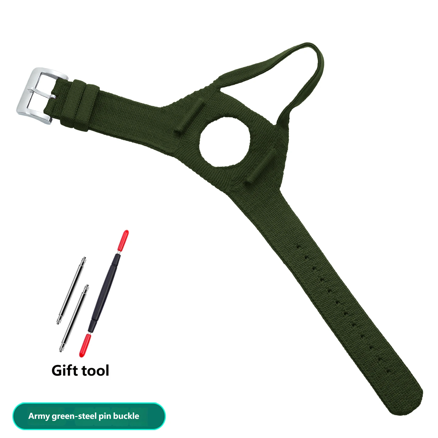 Compatible with SUUNTO VERTICAL2/Race2/Run/9peak sports breathable nylon watch straps