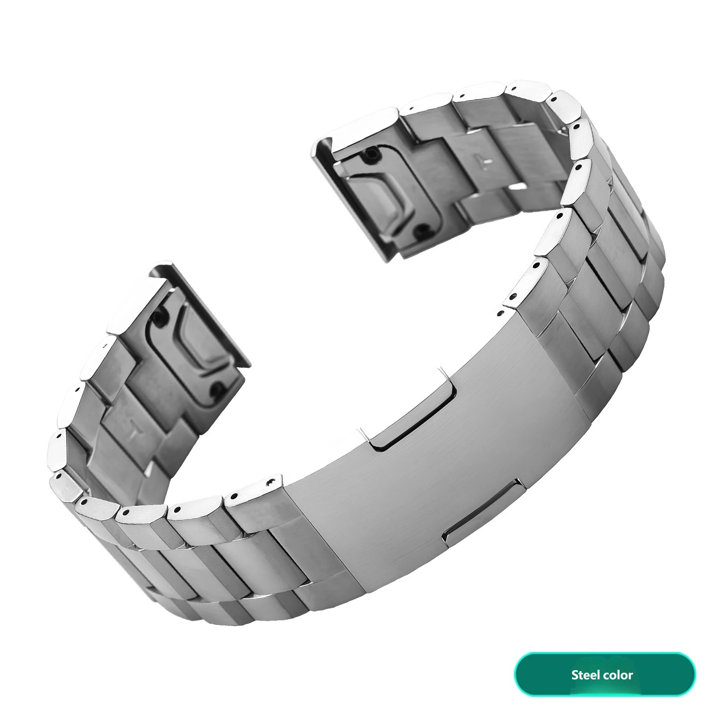 22mm titanium replacement watch strap for the Garmin MARQ series with quick-release mechanism