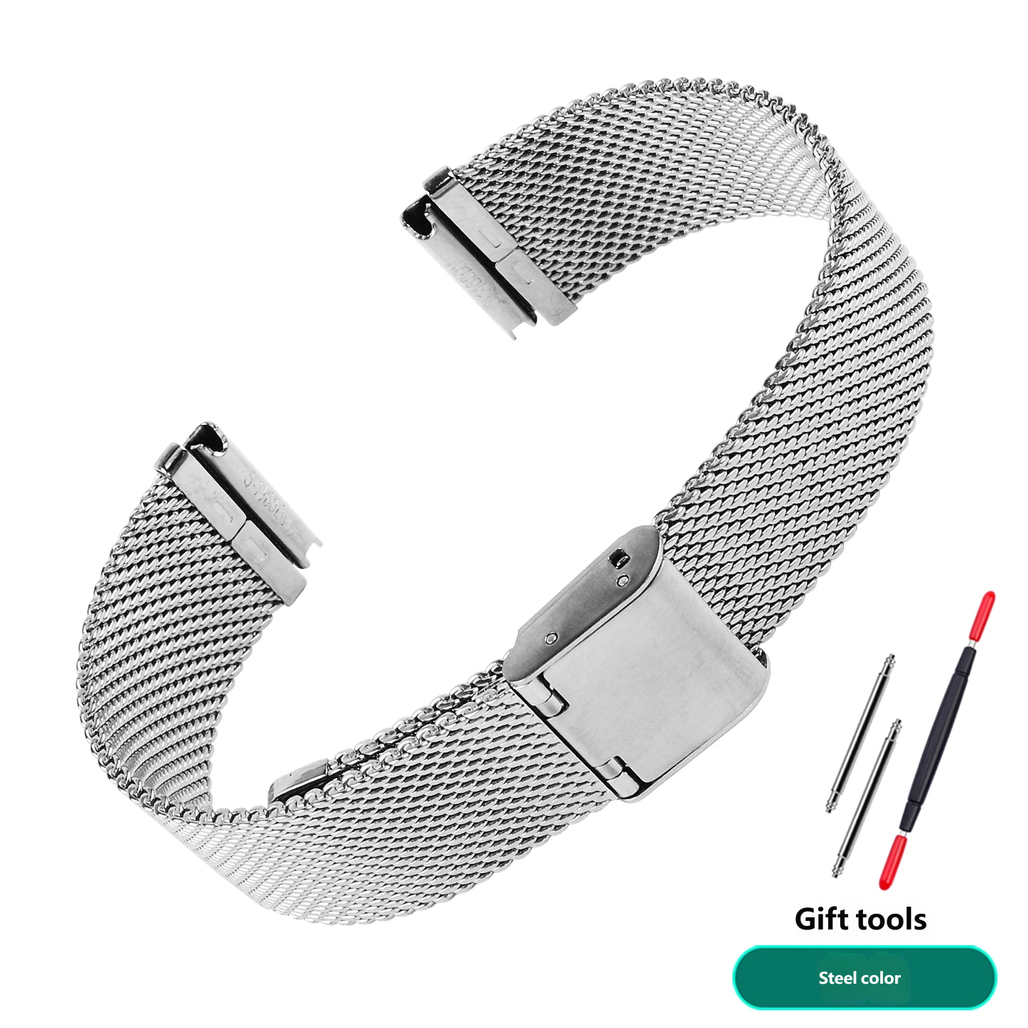 Compatible with the Casio ABL-100 series: a customised stainless steel case and strap set
