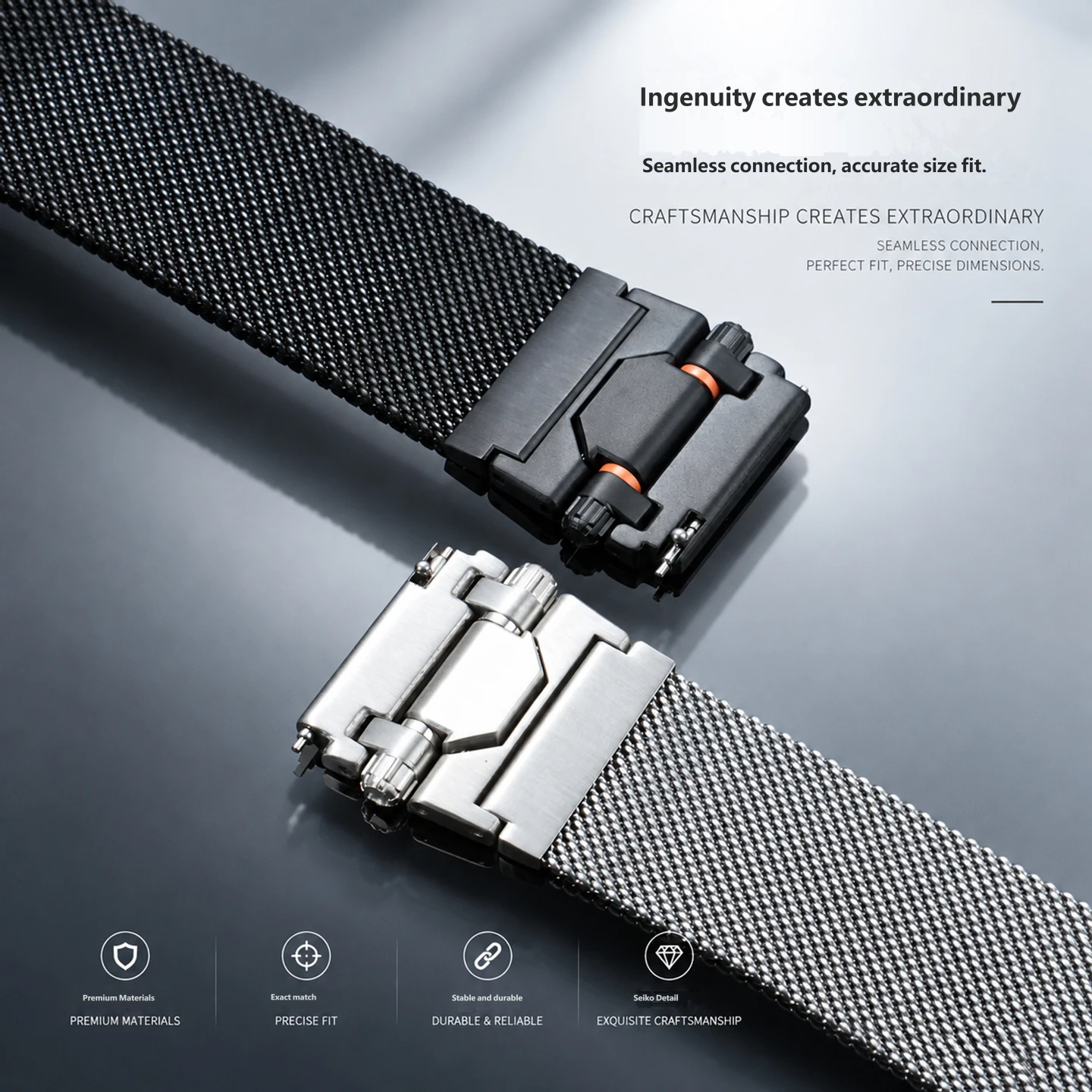 Magnetic strap made from high-grade stainless steel, compatible with Huawei GT7/GT6/GT5/GT4, 22mm