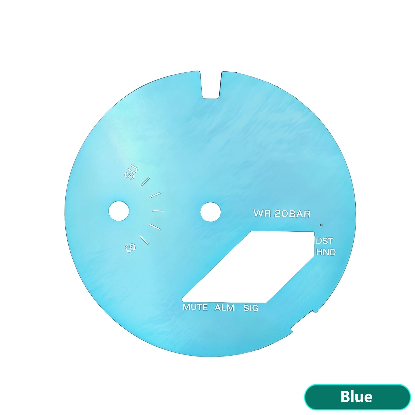 Compatible with the Casio GA-2100/2110 series: aftermarket mother-of-pearl dial with copper base