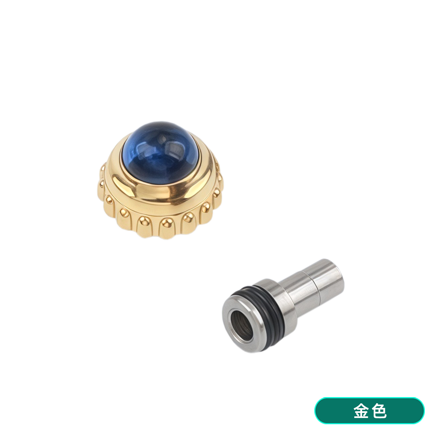 Replacement Crown for Cartier London Collection: Spinel Crown with Time-Setting Function