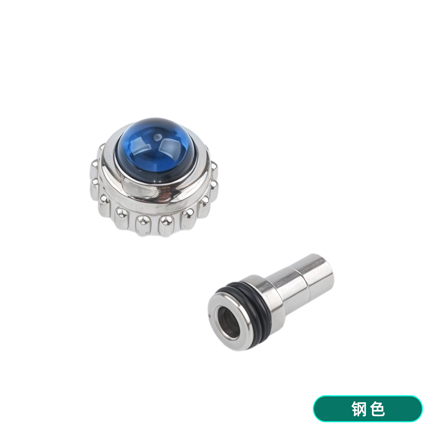 Replacement Crown for Cartier London Collection: Spinel Crown with Time-Setting Function