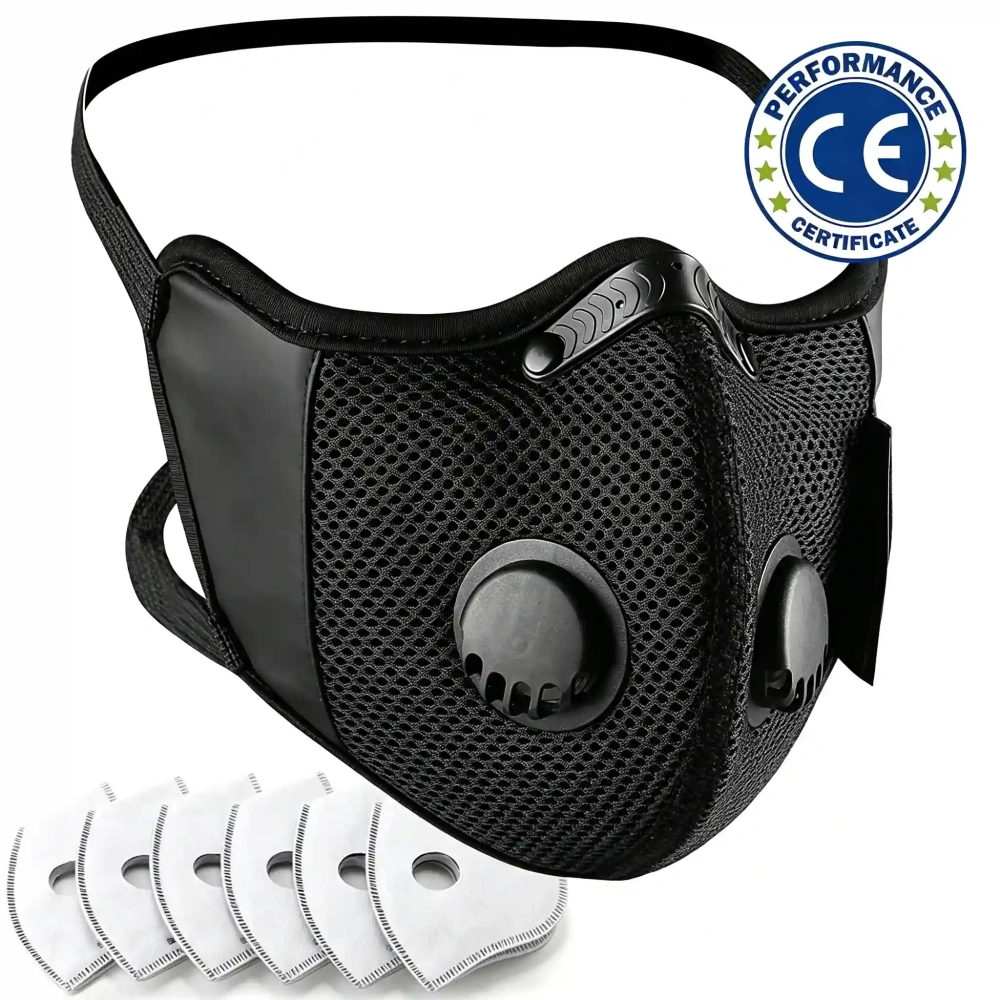 Breath IX M Cross Dust Mask Combo Kit – Reusable Dust Mask with Activated Carbon Filters
