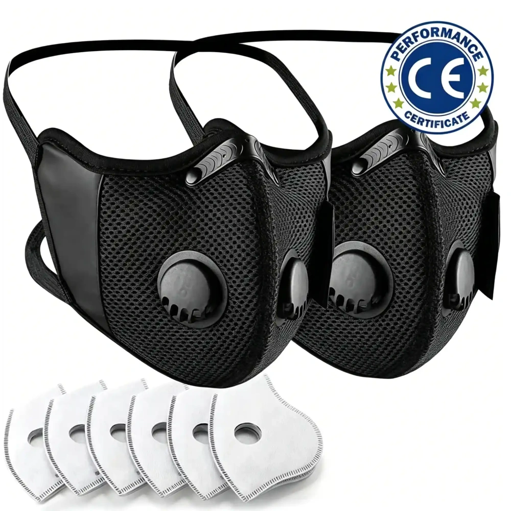 Breath IX M Cross Dust Mask Combo Kit – Reusable Dust Mask with Activated Carbon Filters