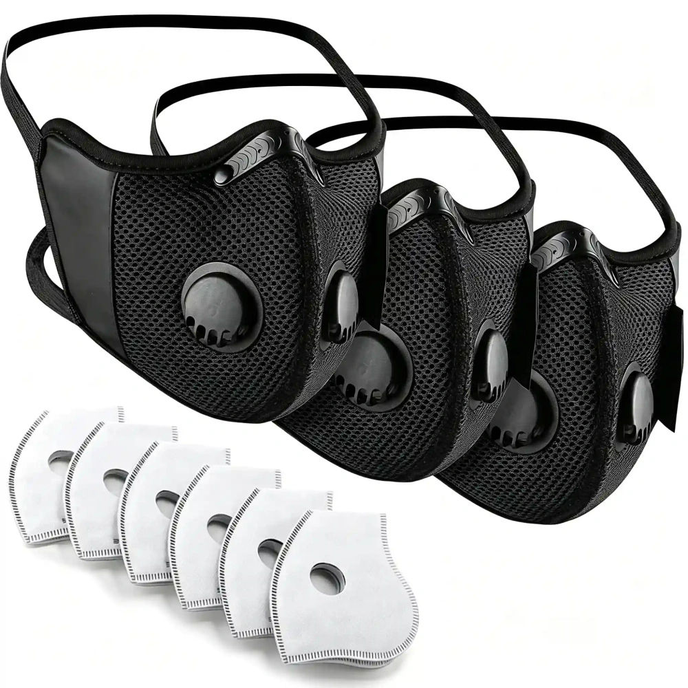 Breath IX M Cross Dust Mask Combo Kit – Reusable Dust Mask with Activated Carbon Filters