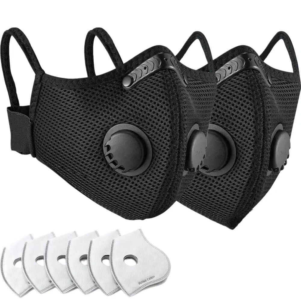 Breath IX M Plus Reusable Dust Mask Combo Kit with Activated Carbon Filters