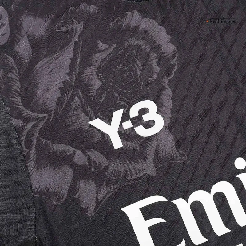 Real Madrid Y-3 Fourth Jersey Black Player Version 2023/24