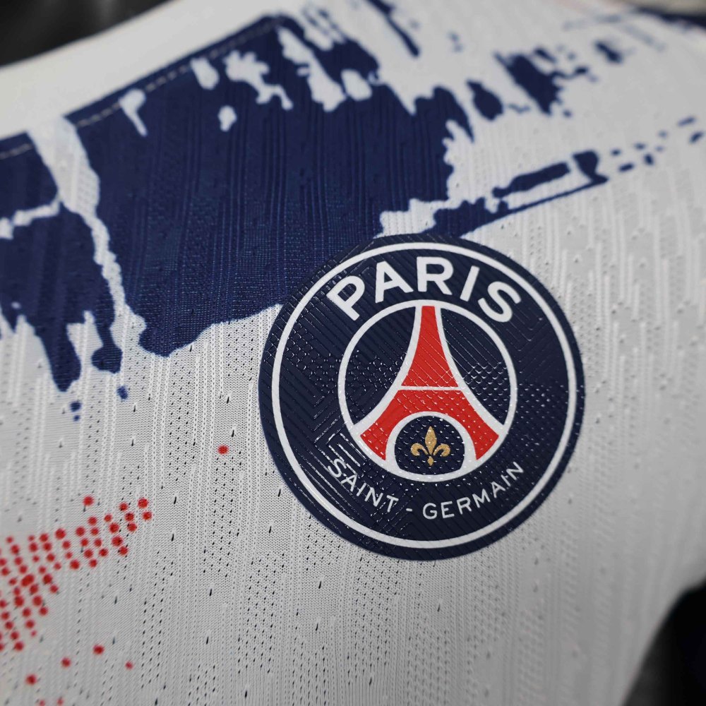 24-25 PSG Away Kit White Player Version Shirt Soccer Jerseys