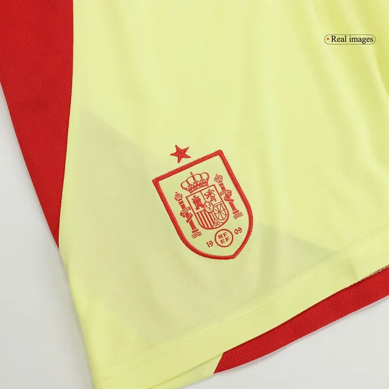 2024 Spain Nation Away Kit(Jersey+Shorts) Soccer Uniform Euro