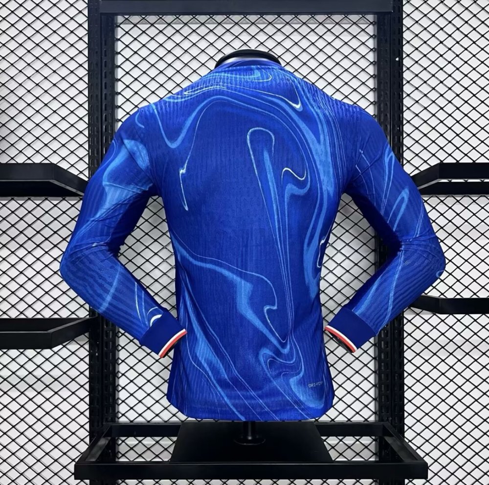 2024-25 Chelsea Club Home Player Version Long Sleeve Football Shirt