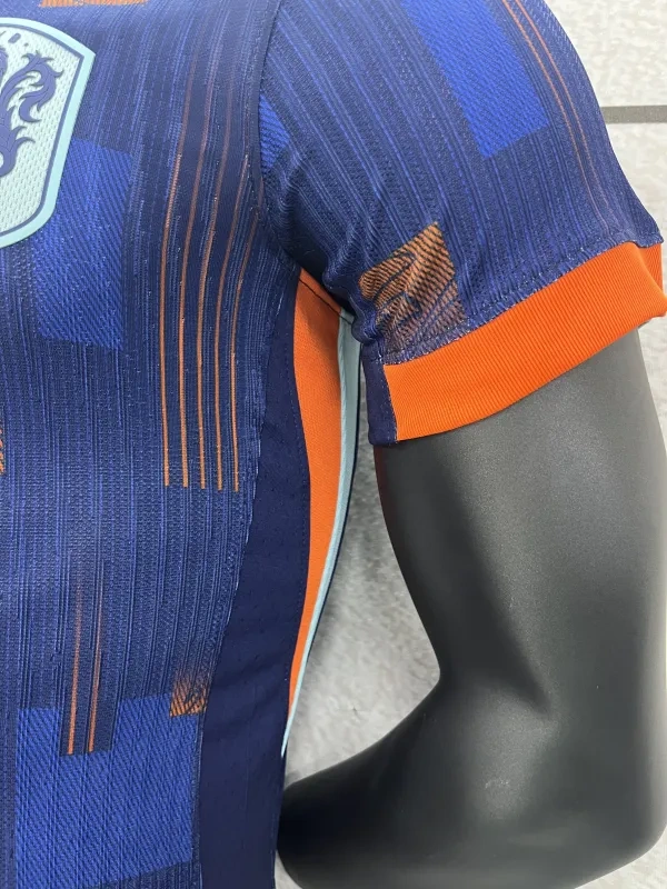2024 Netherlands Nation Away Jersey Player Version EURO