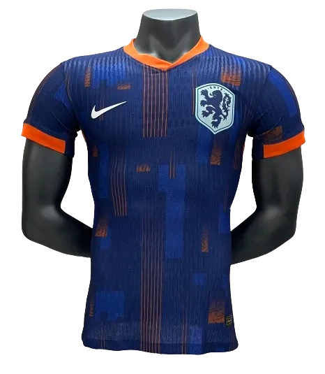 2024 Netherlands Nation Away Jersey Player Version EURO