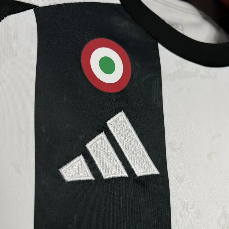 Juventus Home with Save the Children Sponsor Soccer Jersey 2024-25