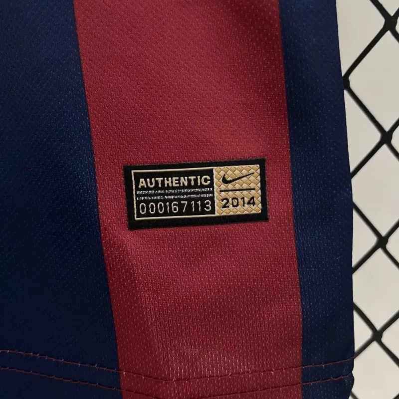 Barcelona Home 2014-15 Retro Kids Kits Jersey+Shorts