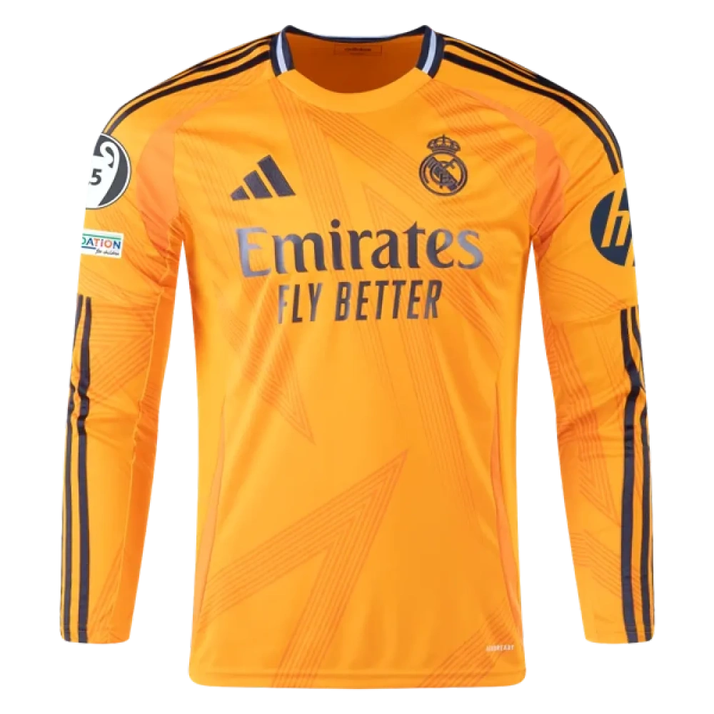 24-25 Real Madrid KROOS #8 Away Soccer Jersey Long Sleeve
