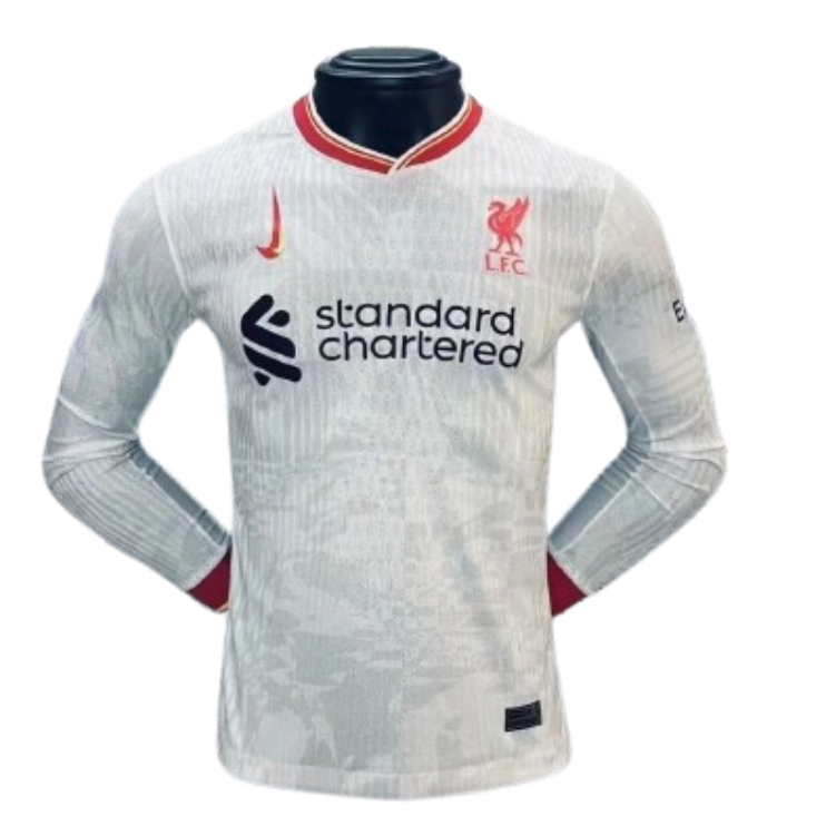 Liverpool Third Away Player Version Long sleeve Soccer Jersey 24-25