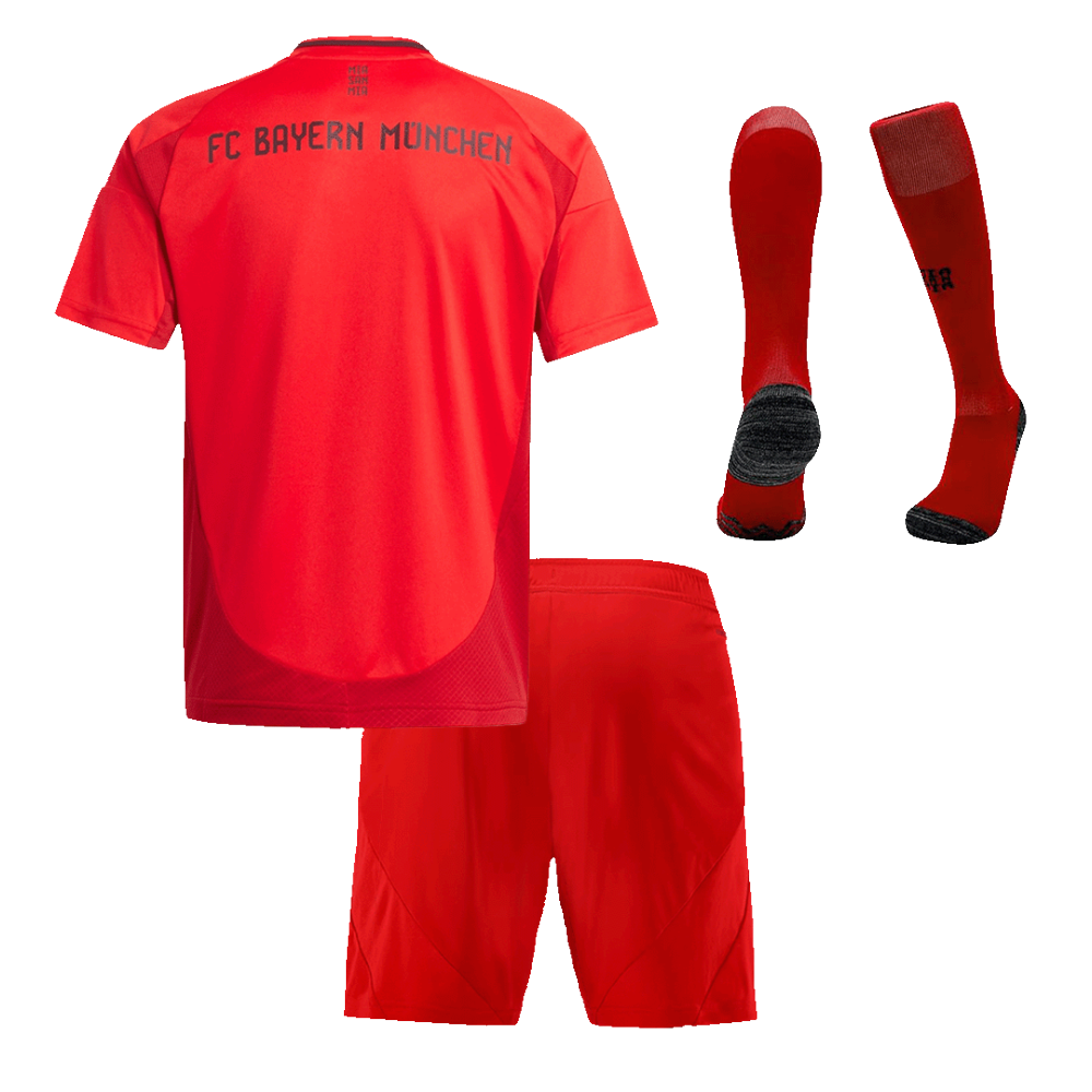 Kids Bayern Munich Custom Home Full Soccer Kits 2024-25