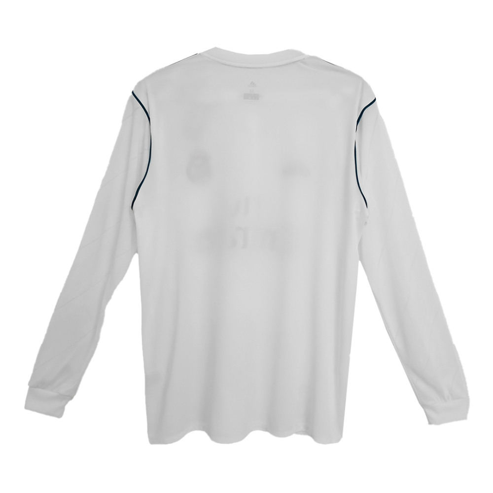Adidas Real Madrid Retro Home Long Sleeve Jersey 2017-18