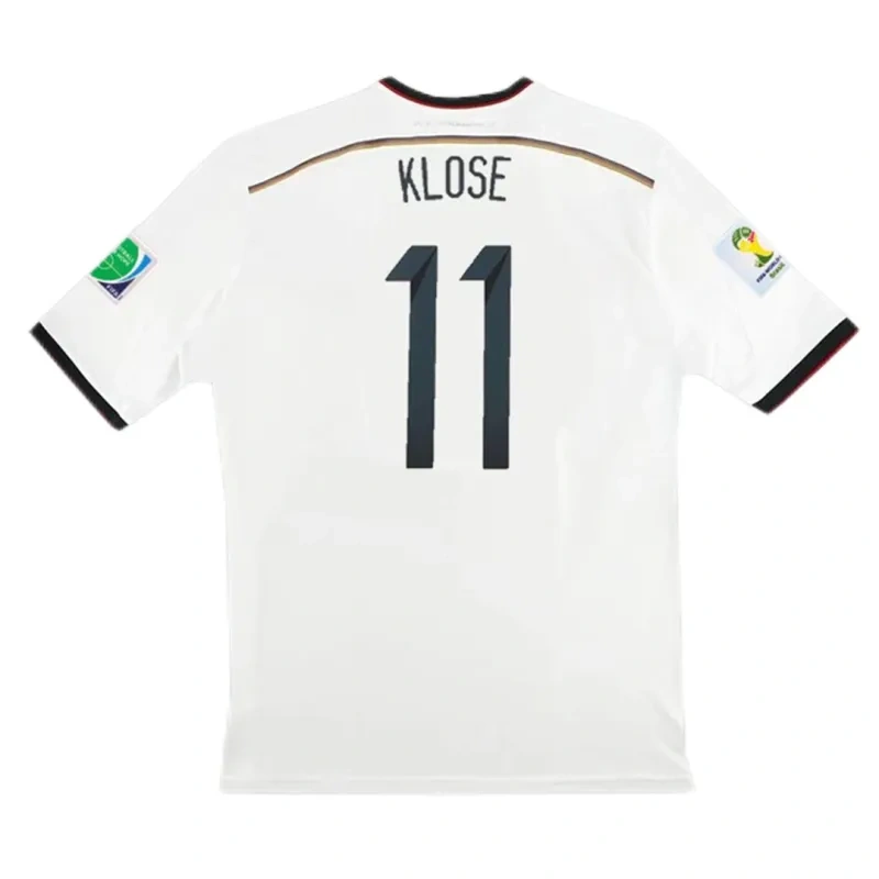 Germany 4 Star 2014 Retro Jersey Home World Cup
