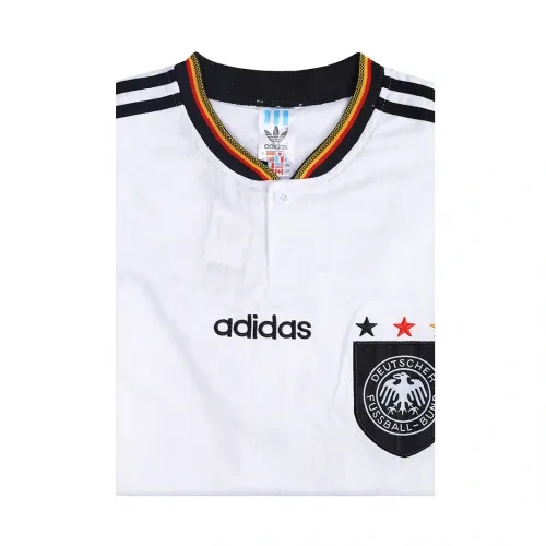 Germany 1996 Retro Jersey Home Euro Cup