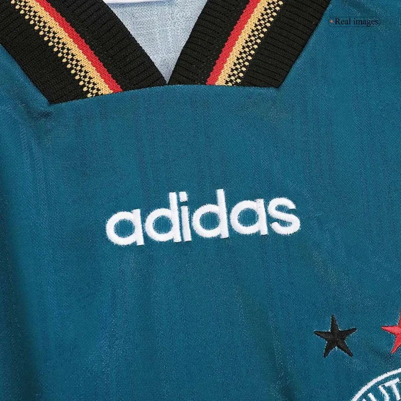 Germany 1996 Retro Jersey Away Euro Cup
