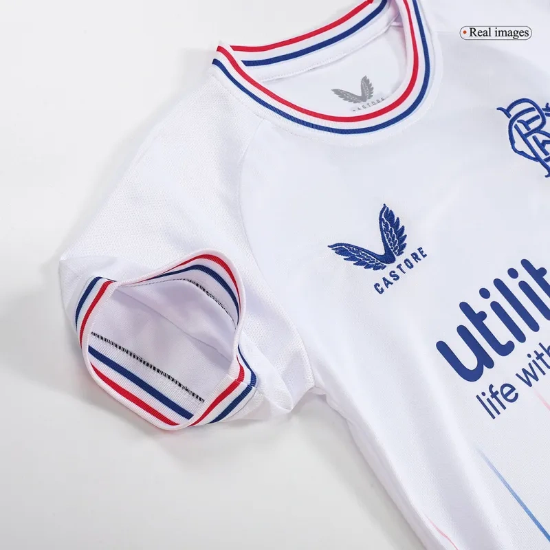 Kids Glasgow Rangers 2023/24 Away Kit Jersey+Shorts