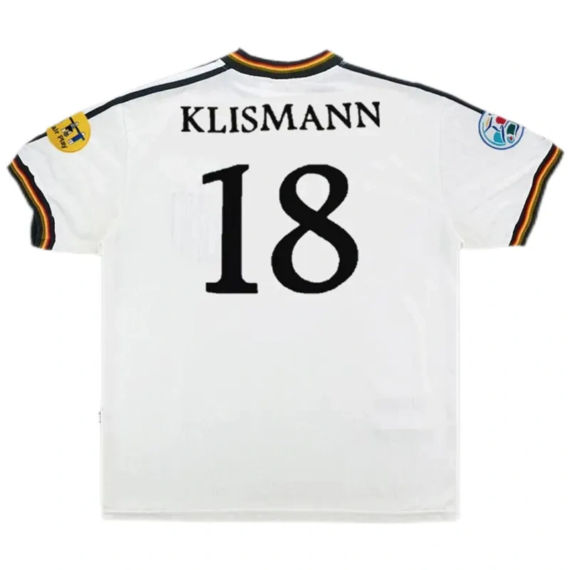 Germany 1996 Retro Jersey Home Euro Cup