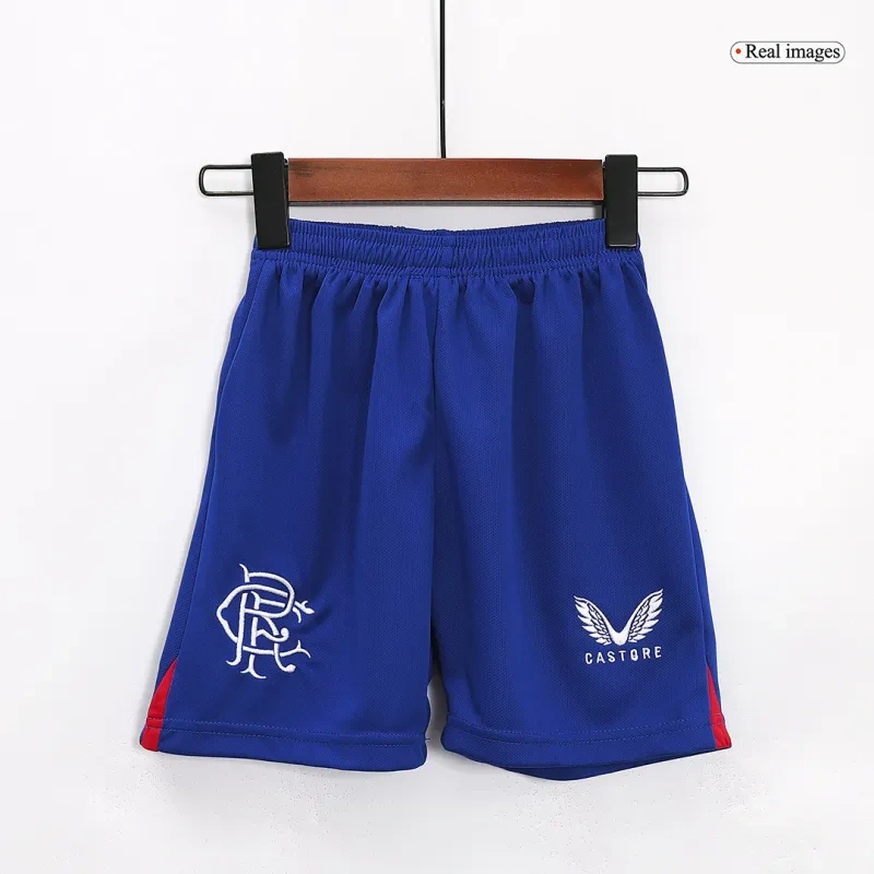 Kids Glasgow Rangers 2023/24 Away Kit Jersey+Shorts