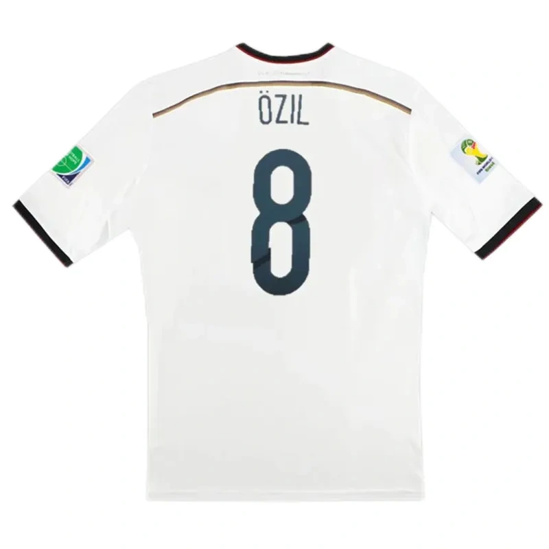 Germany 4 Star 2014 Retro Jersey Home World Cup