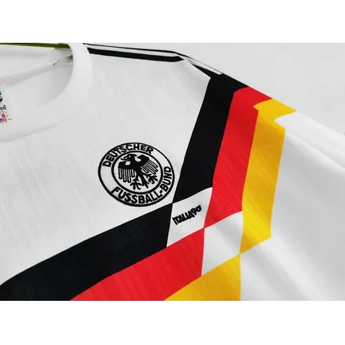 West Germany 1990 Retro Jersey Home World Cup